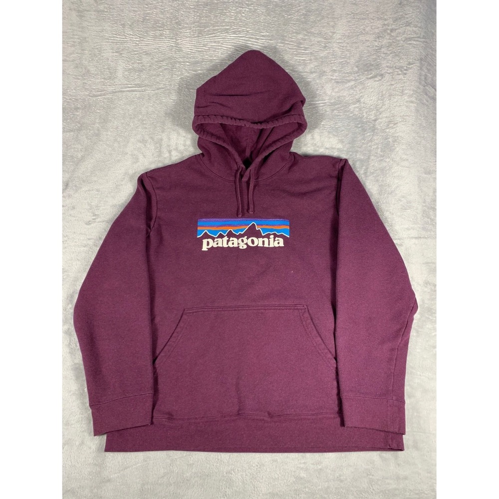 Patagonia Pullover Hoodie Sweatshirt P-6 Logo Responsibili-Tee Hoodie unisex XL